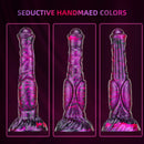 9.45in Ombre Animal Horse Cock Dildo For Adult Women Love