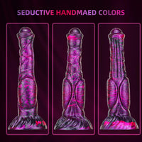 9.45in Ombre Animal Horse Cock Dildo For Adult Women Love