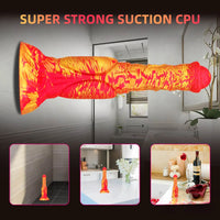 9.45in Ombre Animal Horse Cock Dildo For Adult Women Love