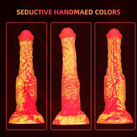 9.45in Ombre Animal Horse Cock Dildo For Adult Women Love