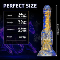 9.45in Ombre Animal Horse Cock Dildo For Adult Women Love