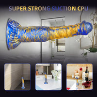 9.45in Ombre Animal Horse Cock Dildo For Adult Women Love