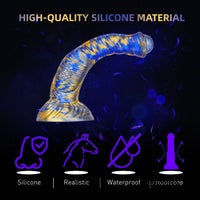 9.45in Ombre Animal Horse Cock Dildo For Adult Women Love