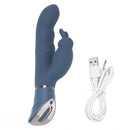 9.45in Rabbit Clitoral G Spot Dildo Vibrator Bunny Clit Stimulator