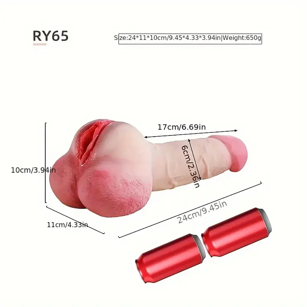 9.45in Silicone Realistic Dildo Pocket Pussy For G Spot Play Sex Toy