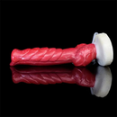 9.45in Silicone Soft Big Dog Knot Dildo With Water Spray For Vagina