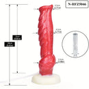 9.45in Silicone Soft Big Dog Knot Dildo With Water Spray For Vagina