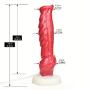9.45in Silicone Soft Big Dog Knot Dildo With Water Spray For Vagina