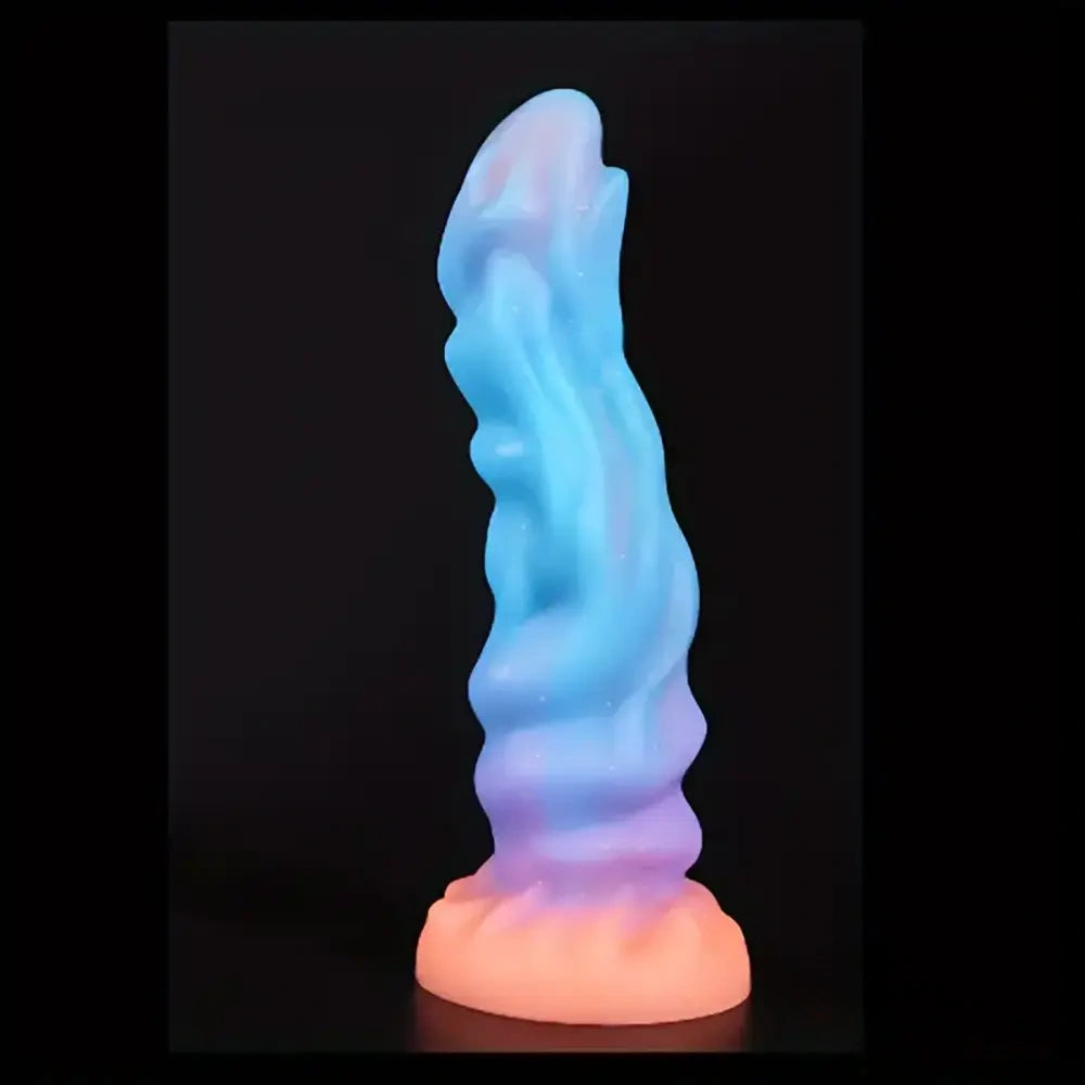 9.45in Silicone Soft Big Luminous Monster Dildo For G-spot Stimulator
