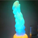 9.45in Silicone Soft Big Luminous Monster Dildo For G-spot Stimulator