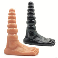 9.45in Simulated Foot Pull String Dual-Use Monster Dildo Anal Beads Sex Toy