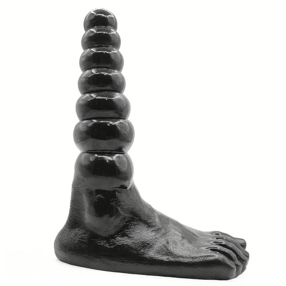 9.45in Simulated Foot Pull String Dual-Use Monster Dildo Anal Beads Sex Toy