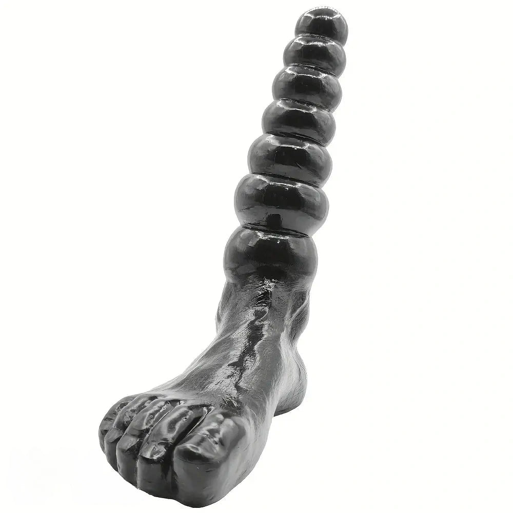 9.45in Simulated Foot Pull String Dual-Use Monster Dildo Anal Beads Sex Toy