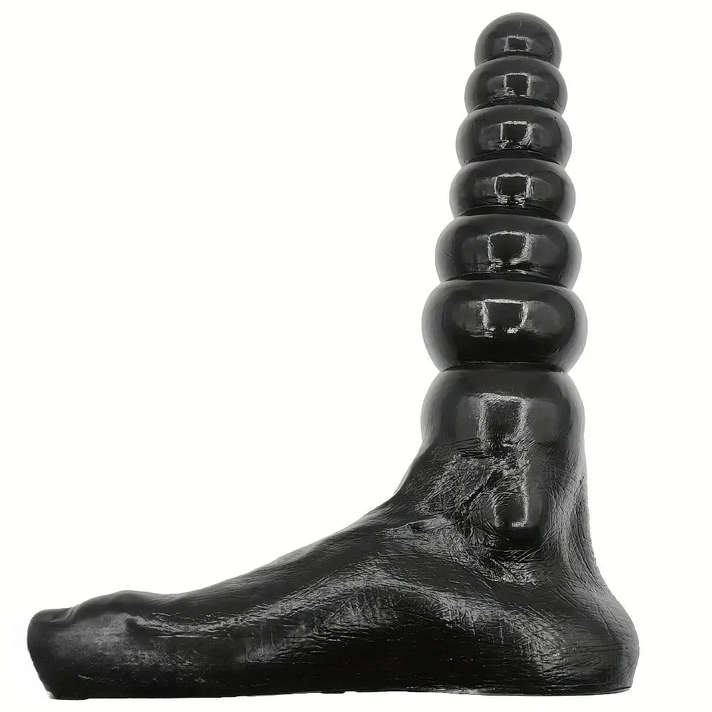 9.45in Simulated Foot Pull String Dual-Use Monster Dildo Anal Beads Sex Toy