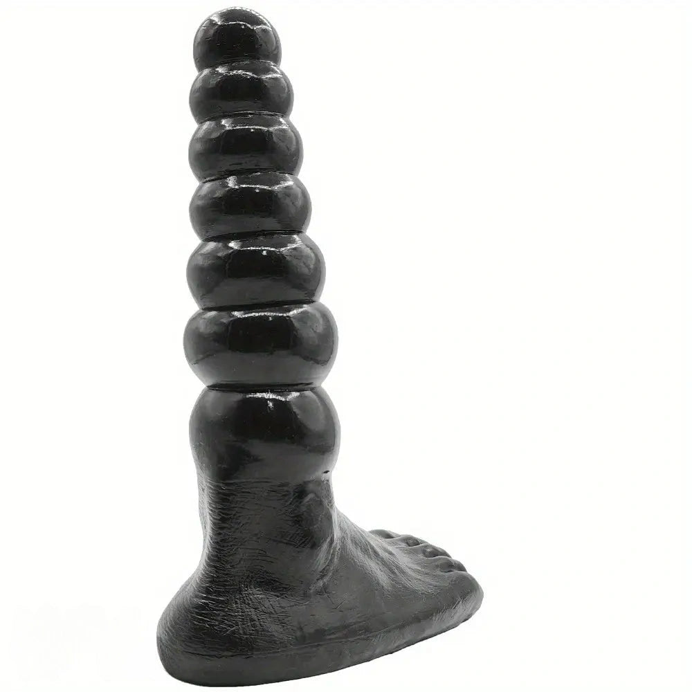 9.45in Simulated Foot Pull String Dual-Use Monster Dildo Anal Beads Sex Toy