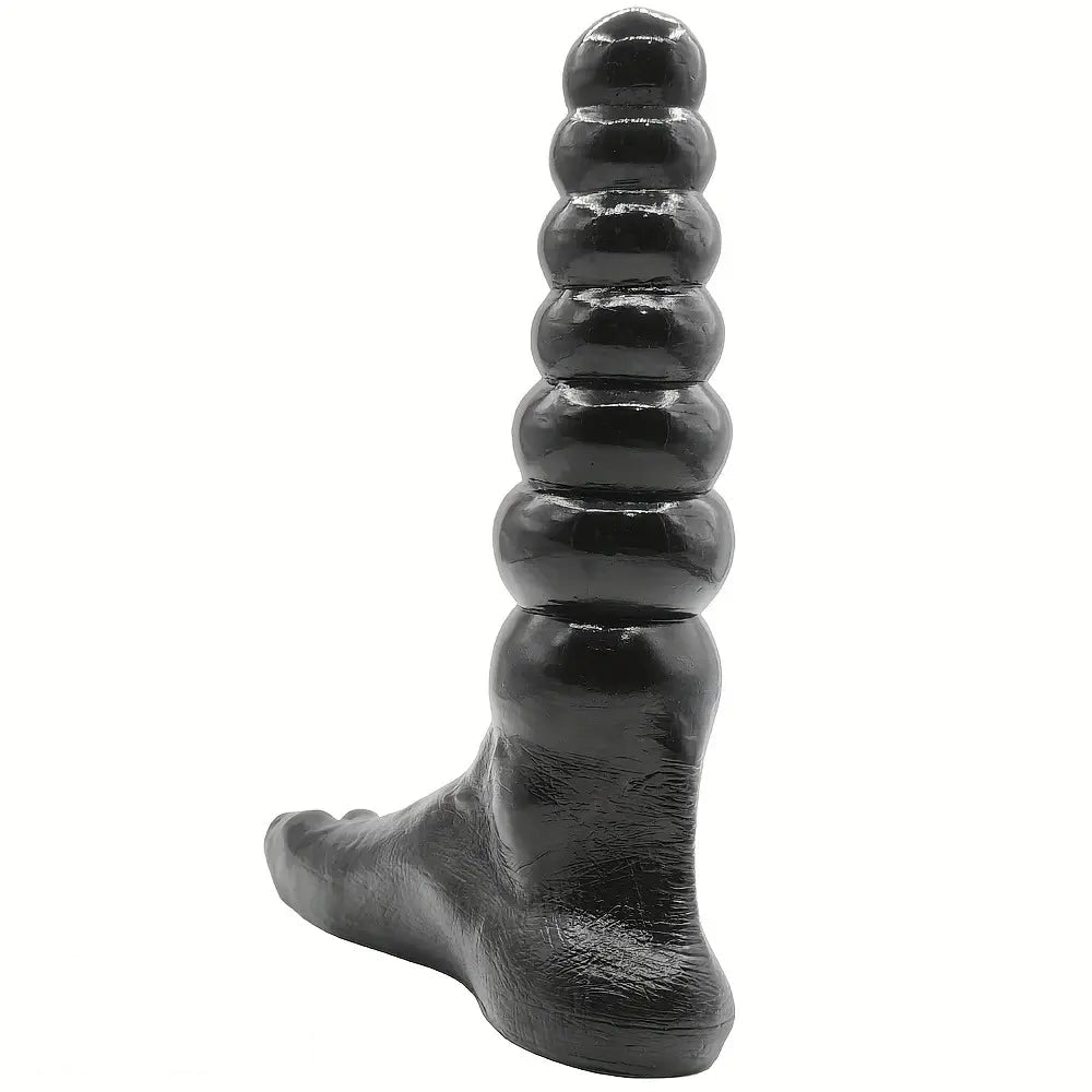 9.45in Simulated Foot Pull String Dual-Use Monster Dildo Anal Beads Sex Toy