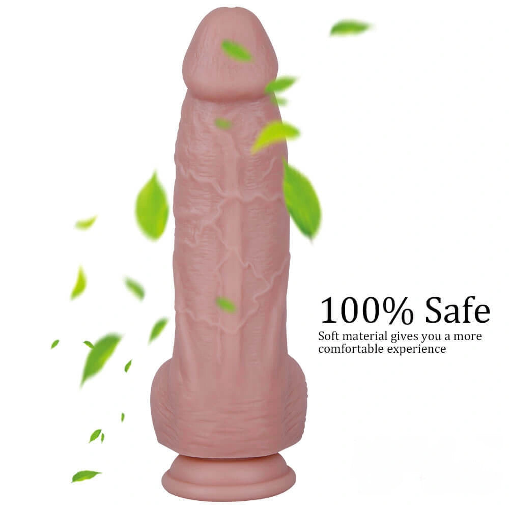 9.45in Small Glans Real Dildo Sex Toy For Women With Suction Cup