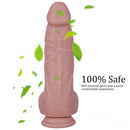9.45in Small Glans Real Dildo Sex Toy For Women With Suction Cup