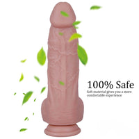 9.45in Small Glans Real Dildo Sex Toy For Women With Suction Cup