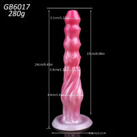 9.45in Soft Big Real Monster Silicone G Spot Dildo For Women Men