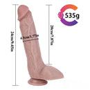 9.45in Soft Dildo Women Suction Cup Anal Penis Female Sex Toy