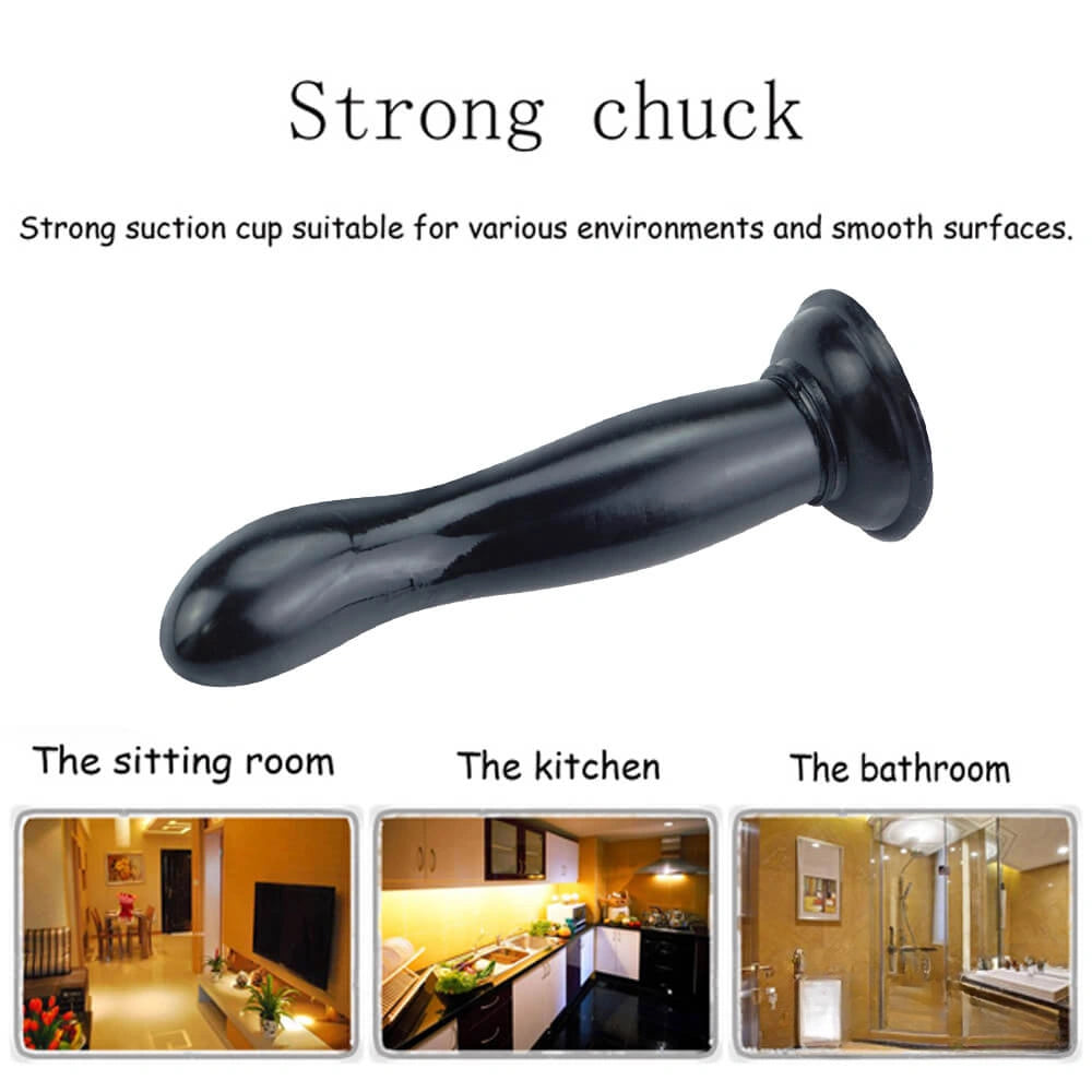 9.45in Super Quality PVC Banana Penis Dildo Toy Butt Plug