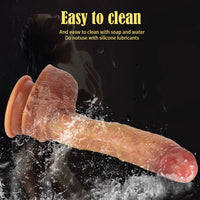 9.45in Super Real Skin Silicone Big Dildo For Women Vagina