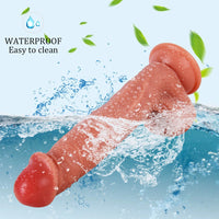 9.45in Three Colors Dildo Thick Sex Toy For Women Clitoral Playing