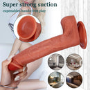 9.45in Three Colors Dildo Thick Sex Toy For Women Clitoral Playing