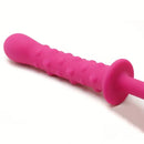 9.45in Unisex Soft Silicone Big Spiked Dildo With Handle For Adult Toy