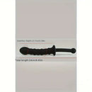 9.45in Unisex Soft Silicone Big Spiked Dildo With Handle For Adult Toy