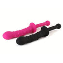 9.45in Unisex Soft Silicone Big Spiked Dildo With Handle For Adult Toy