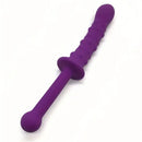 9.45in Unisex Soft Silicone Big Spiked Dildo With Handle For Adult Toy