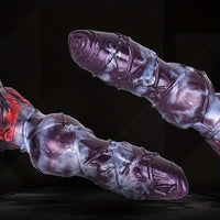 9.4in Animal Bundle Knot Big Silicone Soft Dildo Clitoral Stimulator