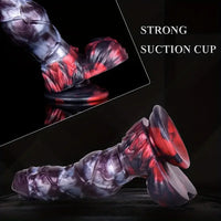 9.4in Animal Bundle Knot Big Silicone Soft Dildo Clitoral Stimulator