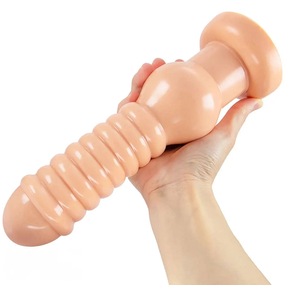 9.4in Big PVC Anal Suction Cup Dildo Butt Plug For Women Men Sex