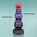 9.4in Fantasy Monster Silicone Soft Ejaculating Dildo For Women Men