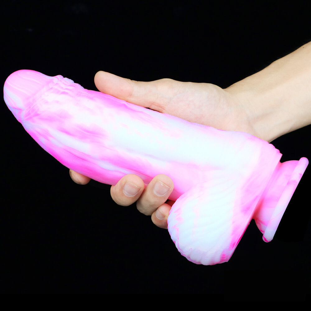 9.4in Large Thick Animal Horse Donkey Colorful Dildo Animal Penis Toy