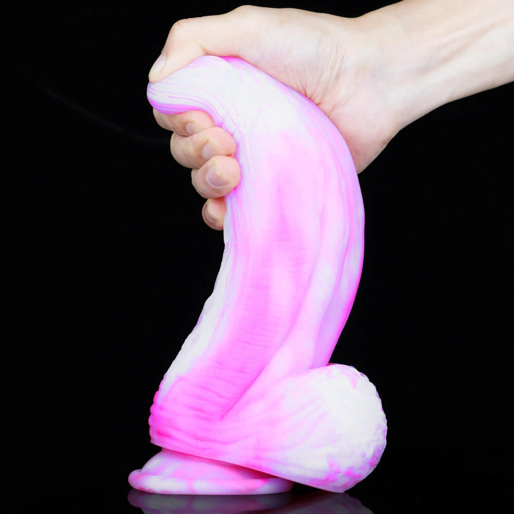 9.4in Large Thick Animal Horse Donkey Colorful Dildo Animal Penis Toy