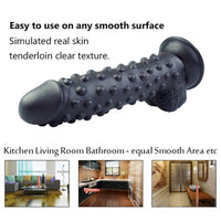 9.4in Real Looking Spiked Dildo For Women Men Anal Sex Toy