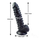 9.4in Real Looking Spiked Dildo For Women Men Anal Sex Toy