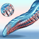 9.4in Silicone Octopus Tentacle Fantasy Thick Big Soft Dildo For G-Spot