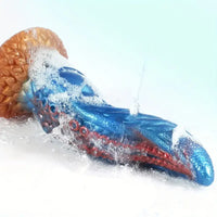 9.4in Silicone Octopus Tentacle Fantasy Thick Big Soft Dildo For G-Spot