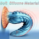 9.4in Silicone Octopus Tentacle Fantasy Thick Big Soft Dildo For G-Spot