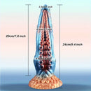 9.4in Silicone Octopus Tentacle Fantasy Thick Big Soft Dildo For G-Spot