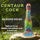 9.4in Silicone Soft Big Animal Horse Cock Dildo For G-spot Stimulator