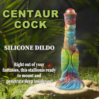 9.4in Silicone Soft Big Animal Horse Cock Dildo For G-spot Stimulator