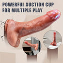9.4in Silicone Thrusting Vibrating Rotating Heating Remote Control Dildo