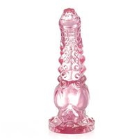 9.4in Transparent Phallic Dildo Sex Toy Tentacle Animal Knot Dildo For Female