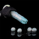 9.52in Ovipositor Egg Laying Inflatable Dildo Soft Masturbator Adult Toy
